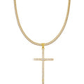 Lant Brooks Gold Tennis Cross