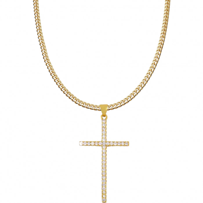 Lant Brooks Gold Tennis Cross