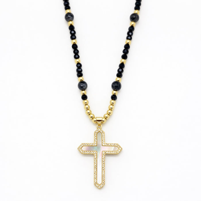 Lant Brooks GoldBlack Exquisite Cross Luxury