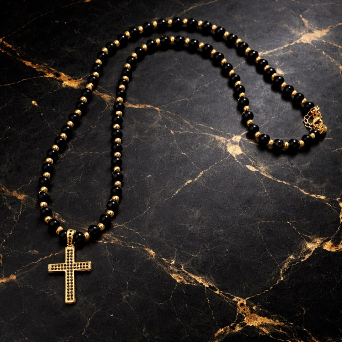 Lant Brooks GoldBlack Exquisite Cross Luxury