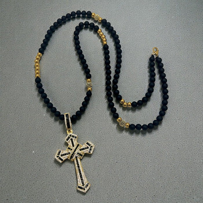 Lant Brooks GoldBlack Exquisite Cross Luxury