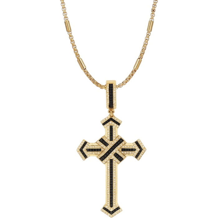 Lant Brooks GoldBlack Exquisite Cross Luxury