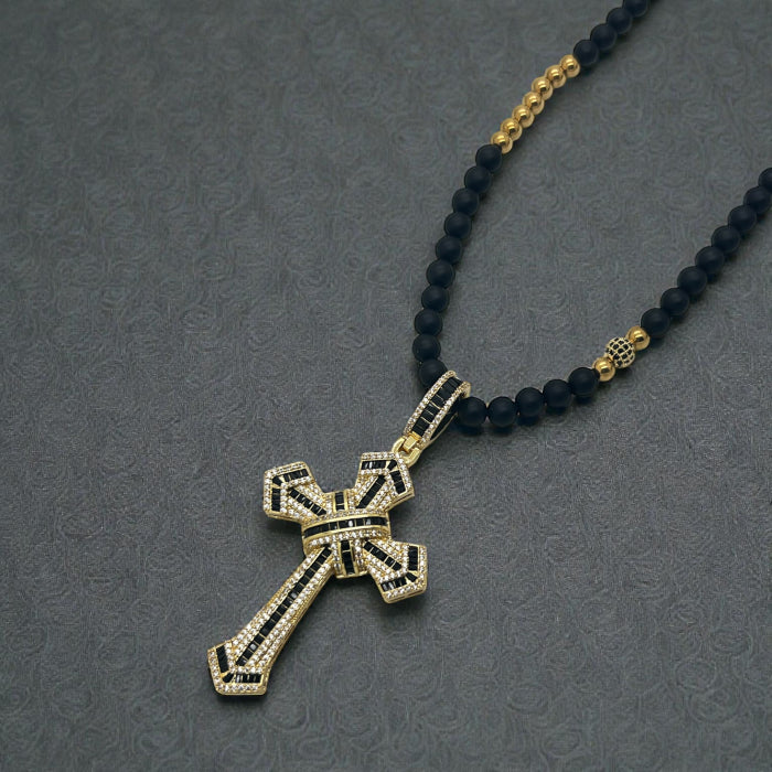 Lant Brooks GoldBlack Exquisite Cross Luxury