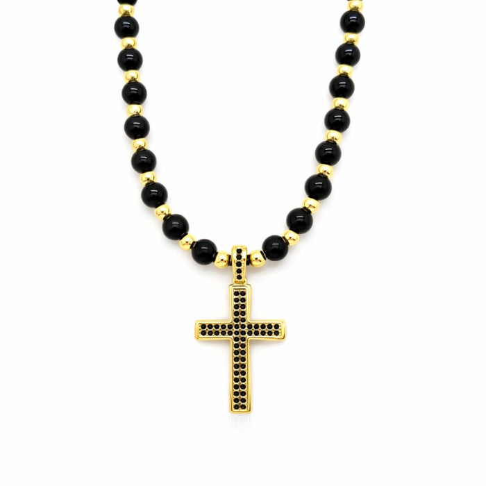 Lant Brooks GoldBlack Exquisite Cross Luxury