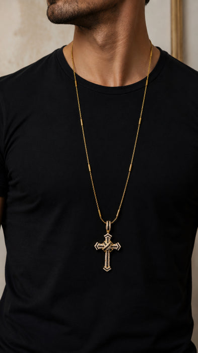 Lant Brooks GoldBlack Exquisite Cross Luxury