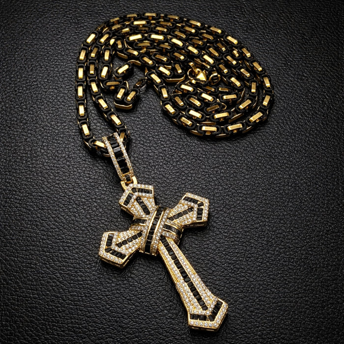 Lant Brooks GoldBlack Luxury Cross