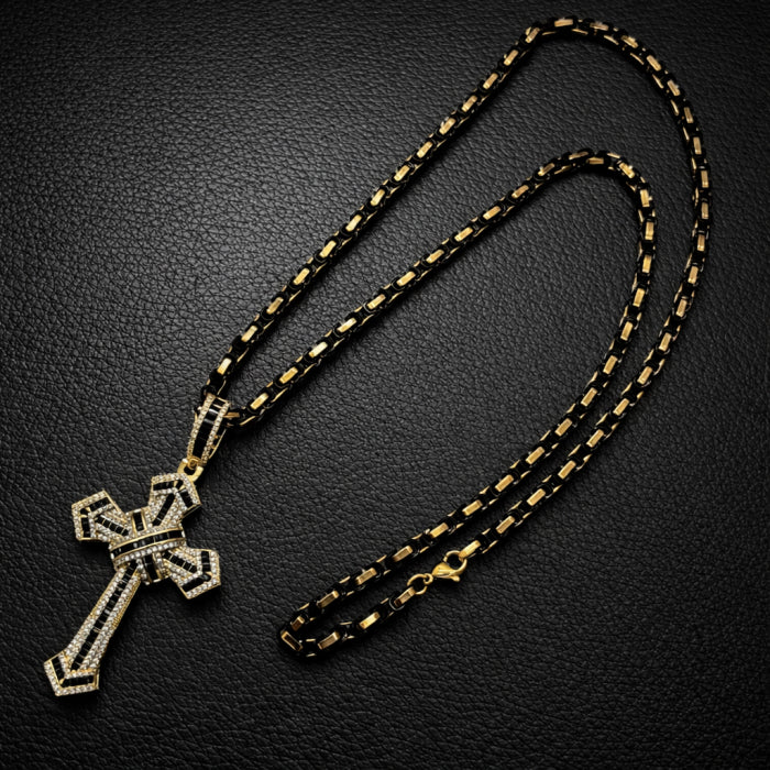 Lant Brooks GoldBlack Luxury Cross