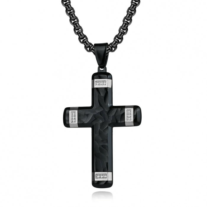 Lant Brooks Luxury Black Abstrakt Cross