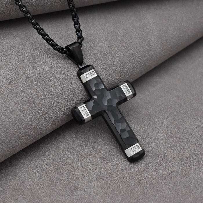 Lant Brooks Luxury Black Abstrakt Cross