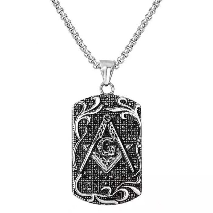 Lant Brooks Masonic Tag Zircon