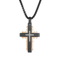 Lant Brooks RoseGold Cross Impera