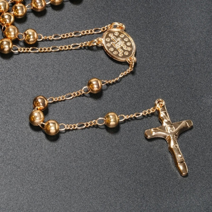 Lant Brooks Rozariu Gold Cross