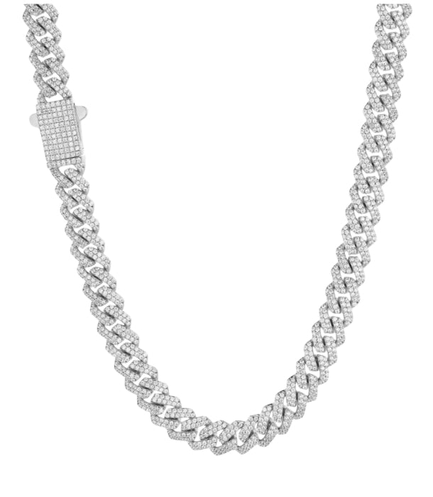 Lant Brooks Silver Full Diamonds