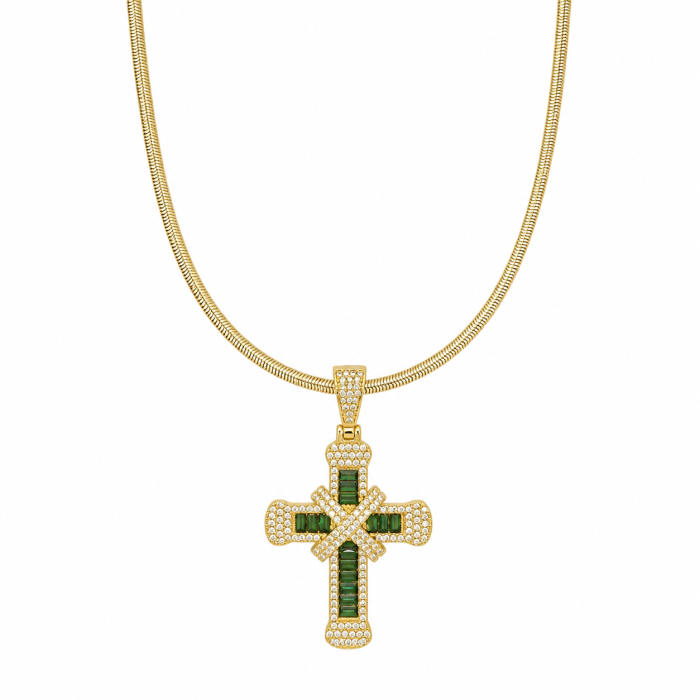 Lant Brooks Snake Tennis Gold FRoyal Cross