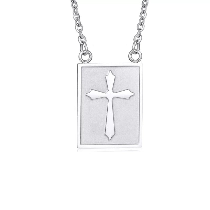 Lant Brooks Stainless Steel Cross