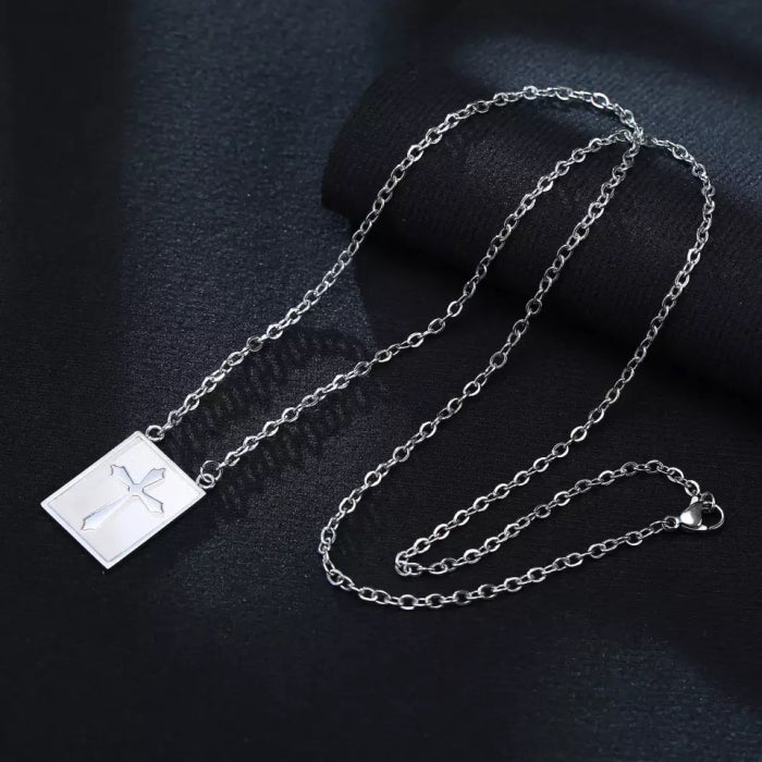 Lant Brooks Stainless Steel Cross