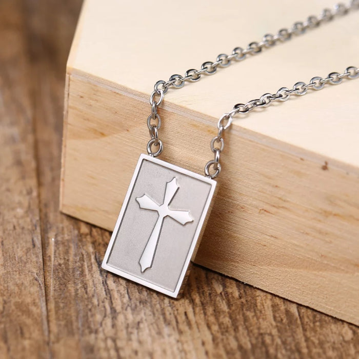 Lant Brooks Stainless Steel Cross