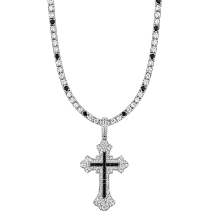 Lant Brooks Tennis Black-White Diamonds 4 MM / 70 CM