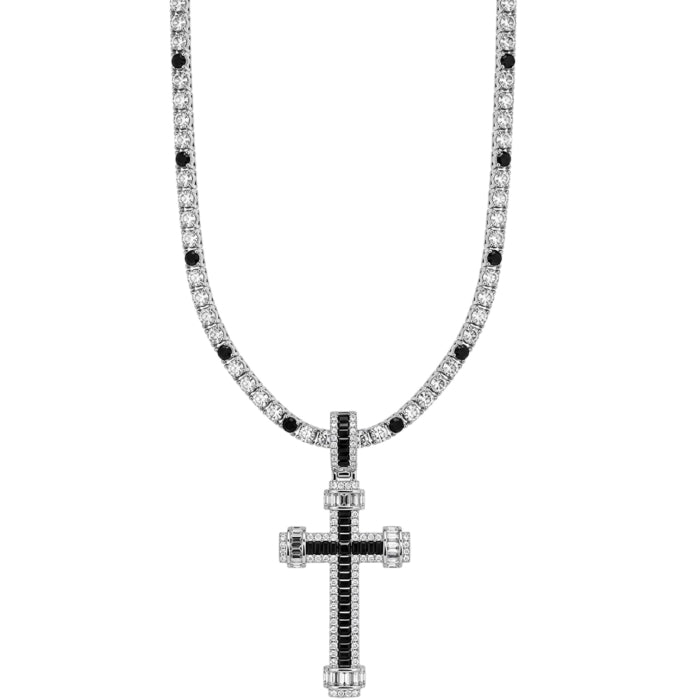 Lant Brooks Tennis Black-White Diamonds 4 MM / 70 CM