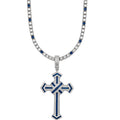 Lant Brooks Tennis Blue-White Diamonds 4 MM / 70 CM