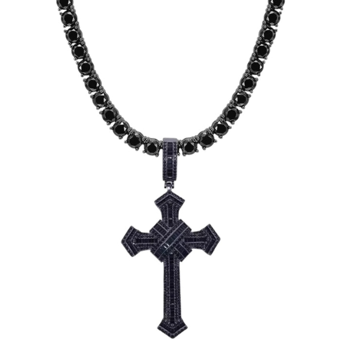 Lant Brooks Tennis Full Black Cross 4 MM