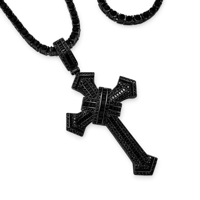 Lant Brooks Tennis Full Black Cross 4 MM