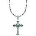 Lant Brooks Tennis Green-White Diamonds 4 MM / 70 CM