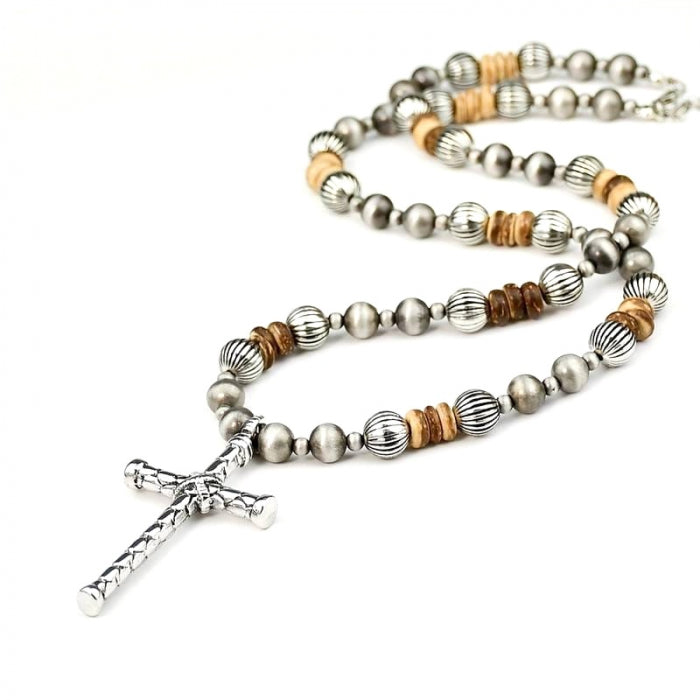 Lant Brooks Vintage Rosary Brown