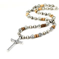 Lant Brooks Vintage Rosary Brown