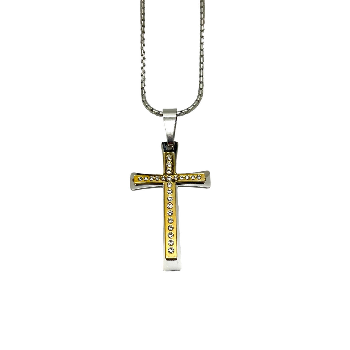 Lant cu pandantiv Brooks Diamond Cross