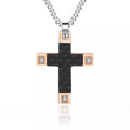 Lant cu pandantiv Brooks Diamond Cross