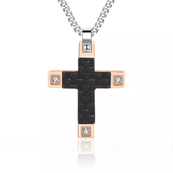 Lant cu pandantiv Brooks Diamond Cross