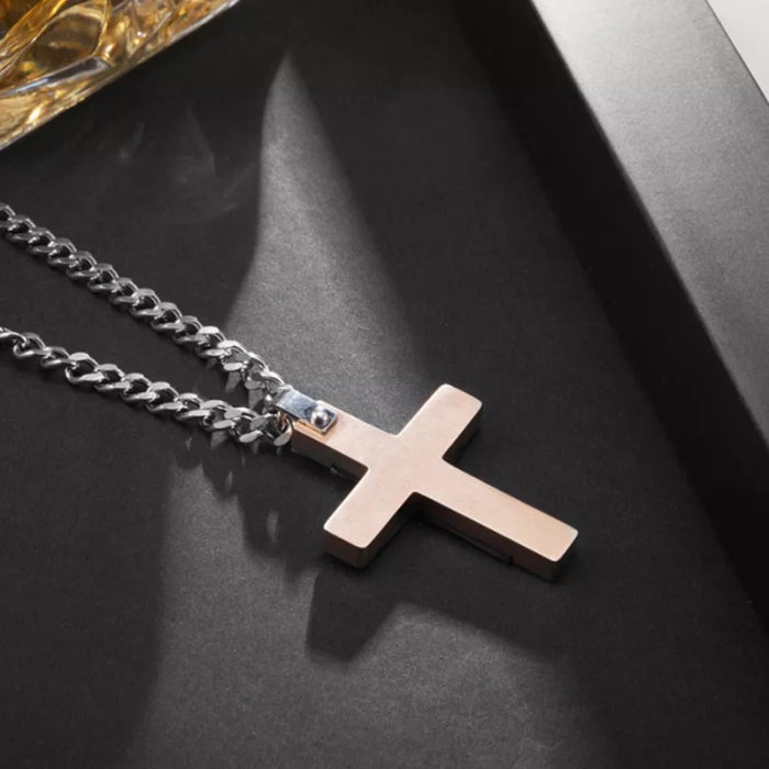 Lant cu pandantiv Brooks Diamond Cross