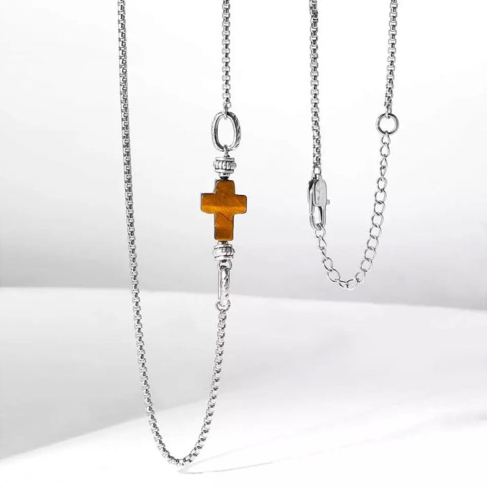 Lant cu pandantiv Brooks Stone Cross