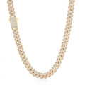 Lant Cuban Gold Diamonds 10 MM