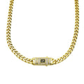 Lant Cuban Monaco Gold 14K Plated 6 MM / 50 CM