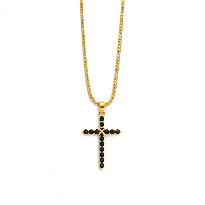Lant Gold Black Tennis Cross