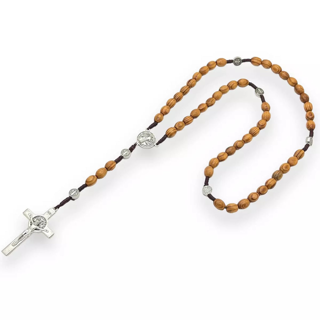 Lant Rosary Brown Wood 70 CM