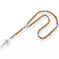Lant Rosary Brown Wood 70 CM