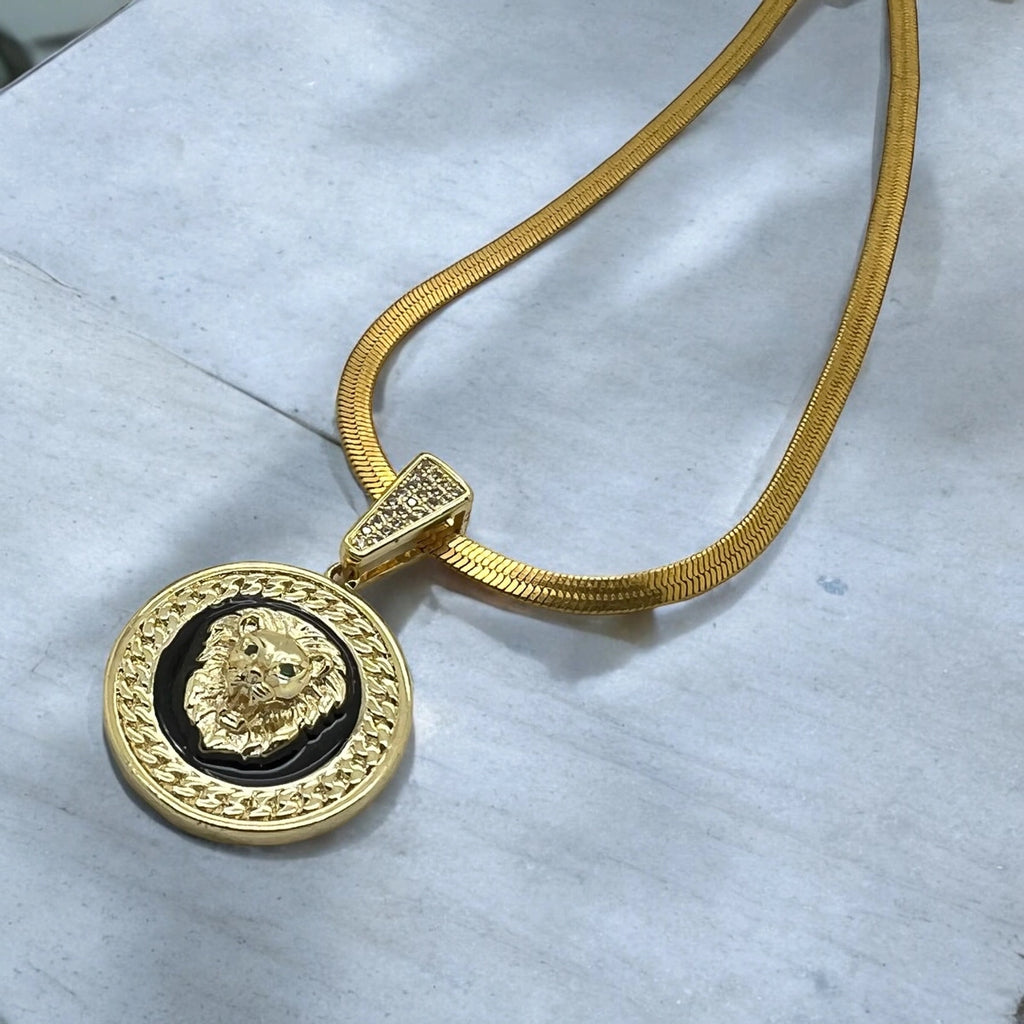 Lant Snake Gold Lion