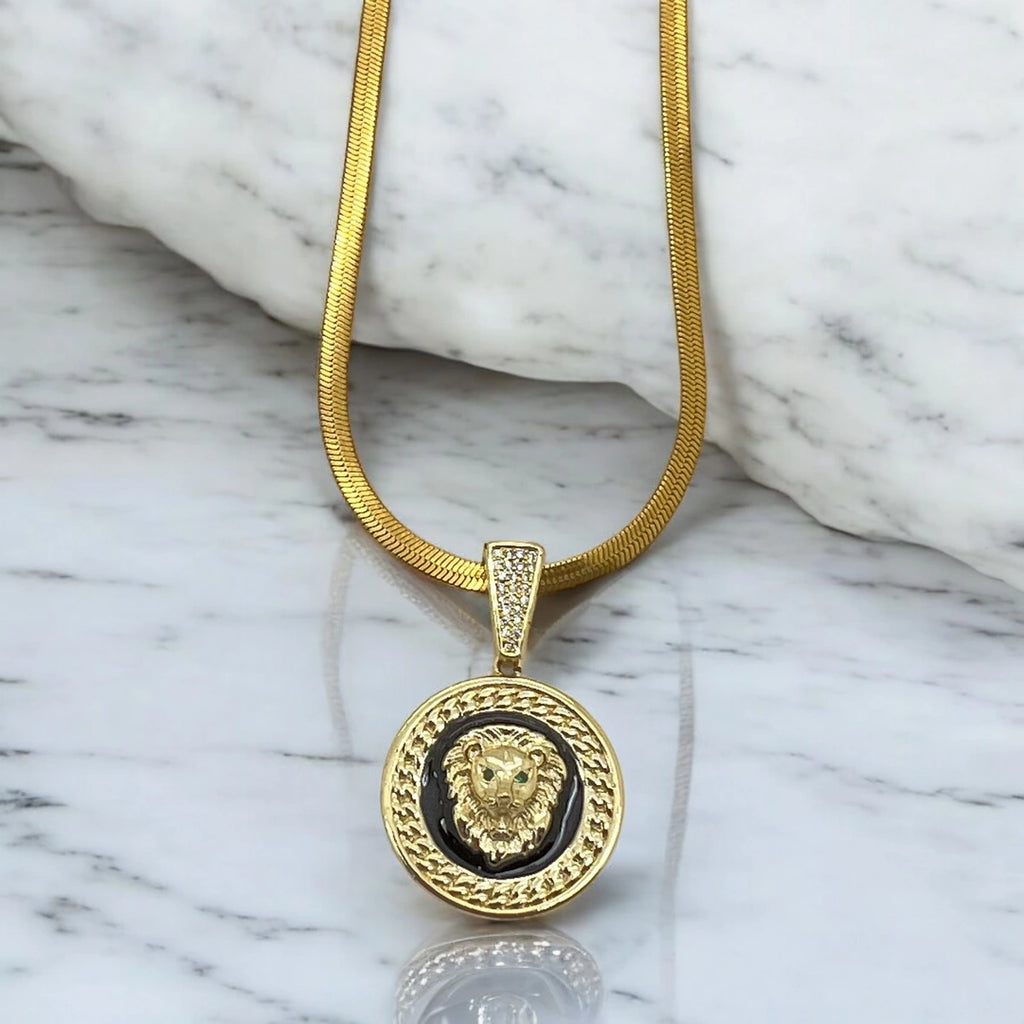 Lant Snake Gold Lion