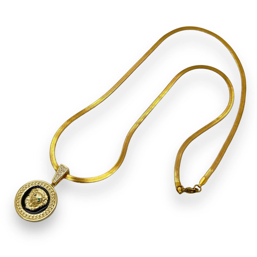 Lant Snake Gold Lion