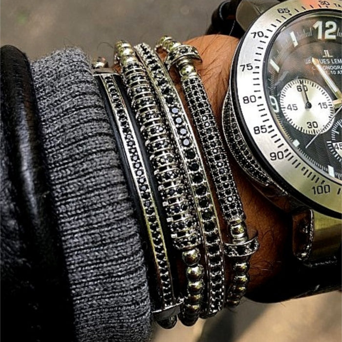 Luxury 4 Masterpiece Silver Bracelets