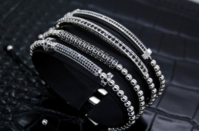 Luxury 4 Masterpiece Silver Bracelets