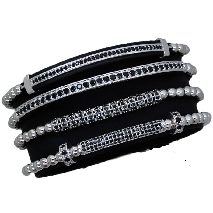 Luxury 4 Masterpiece Silver Bracelets