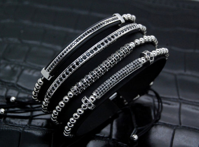 Luxury 4 Masterpiece Silver Bracelets