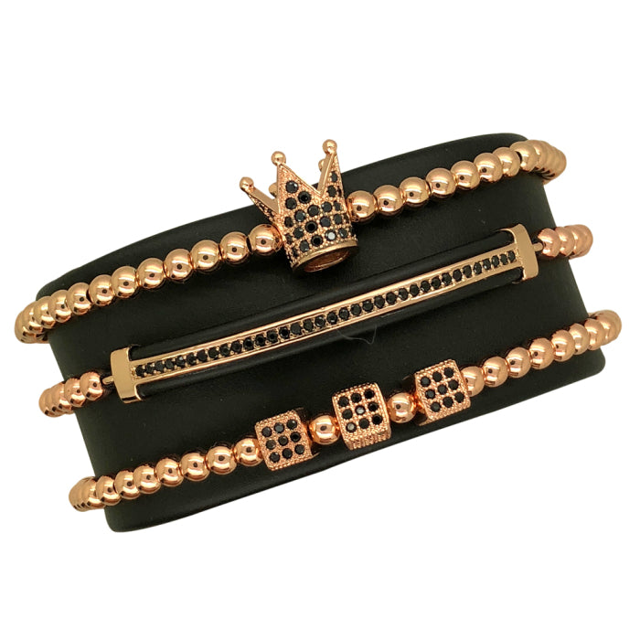Luxury Set 3 Rose Gold 14K Imperator