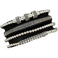 Luxury Set 4 Brooks Silver Bracelets