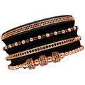 Luxury Set 4 Rose Gold 14K Brooks Bracelets