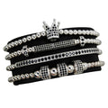 Luxury Set 4 Silver Imperator Brooks Bracelets